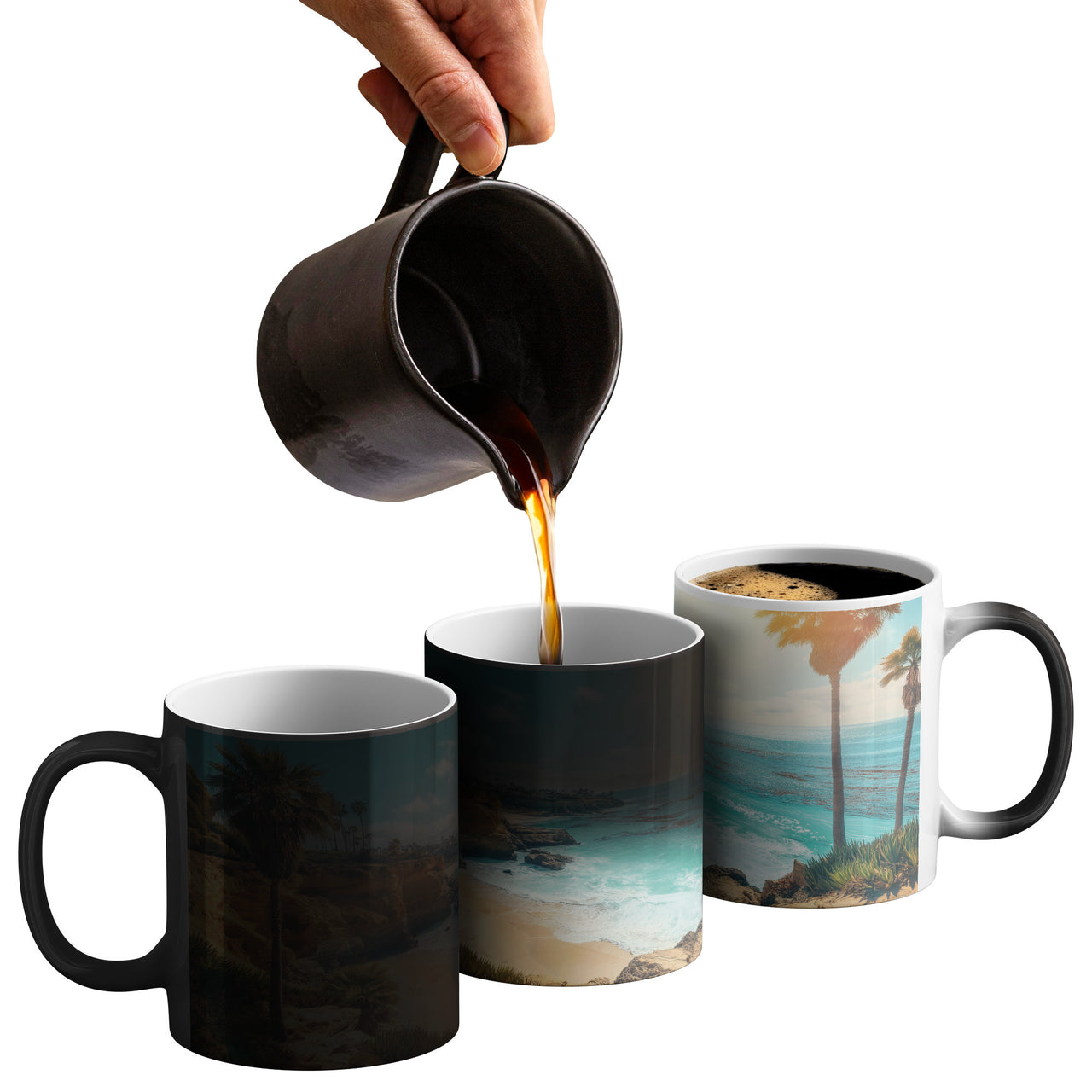 San Diego Souvenir Magic Mug - 11oz Heat Sensitive Color Changing Coffee Mug with Beach Design | Perfect Travel Keepsake Gift