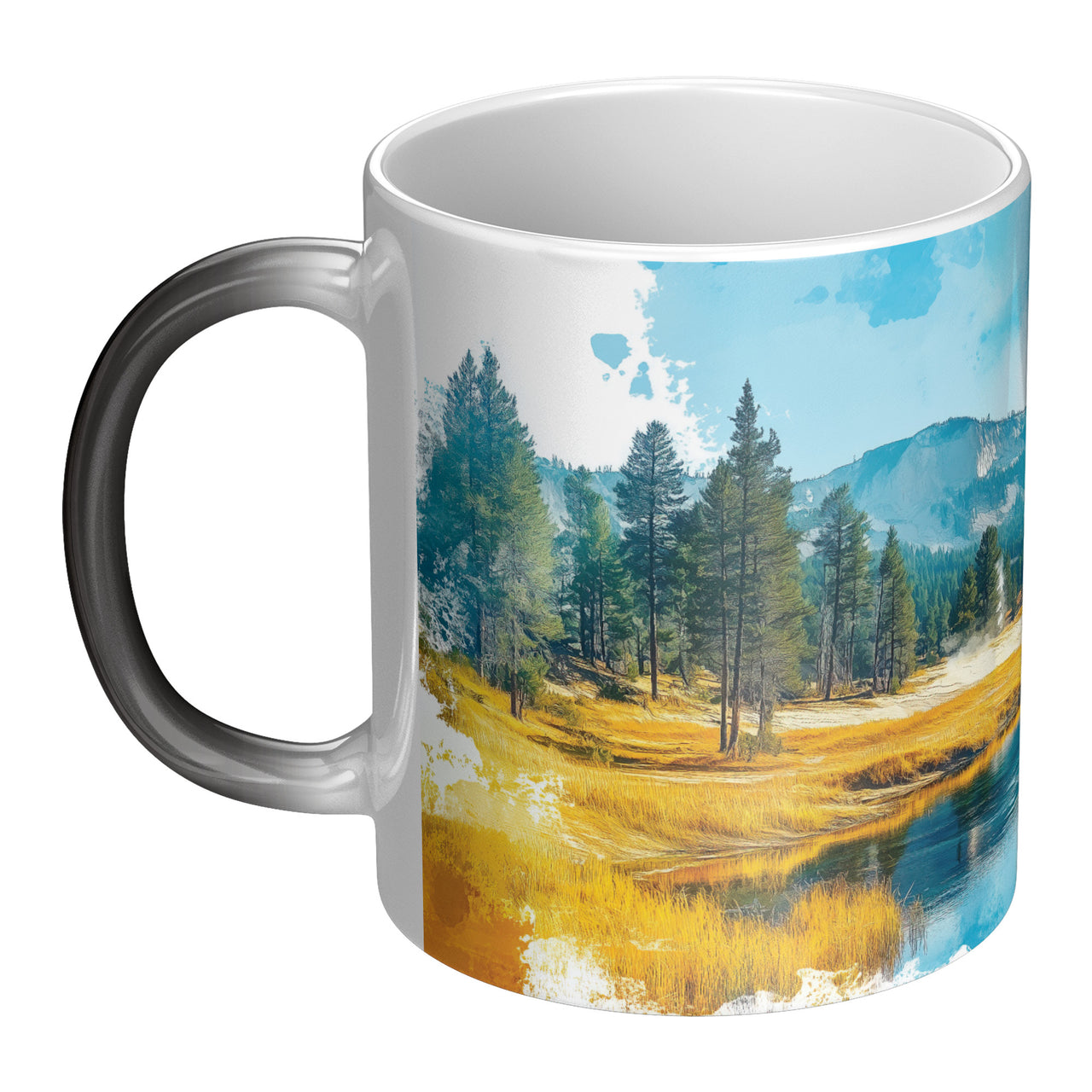 Yellowstone National Park Souvenir Mug | Color Changing Heat Sensitive Thermal Mug | Perfect Yellowstone Gift