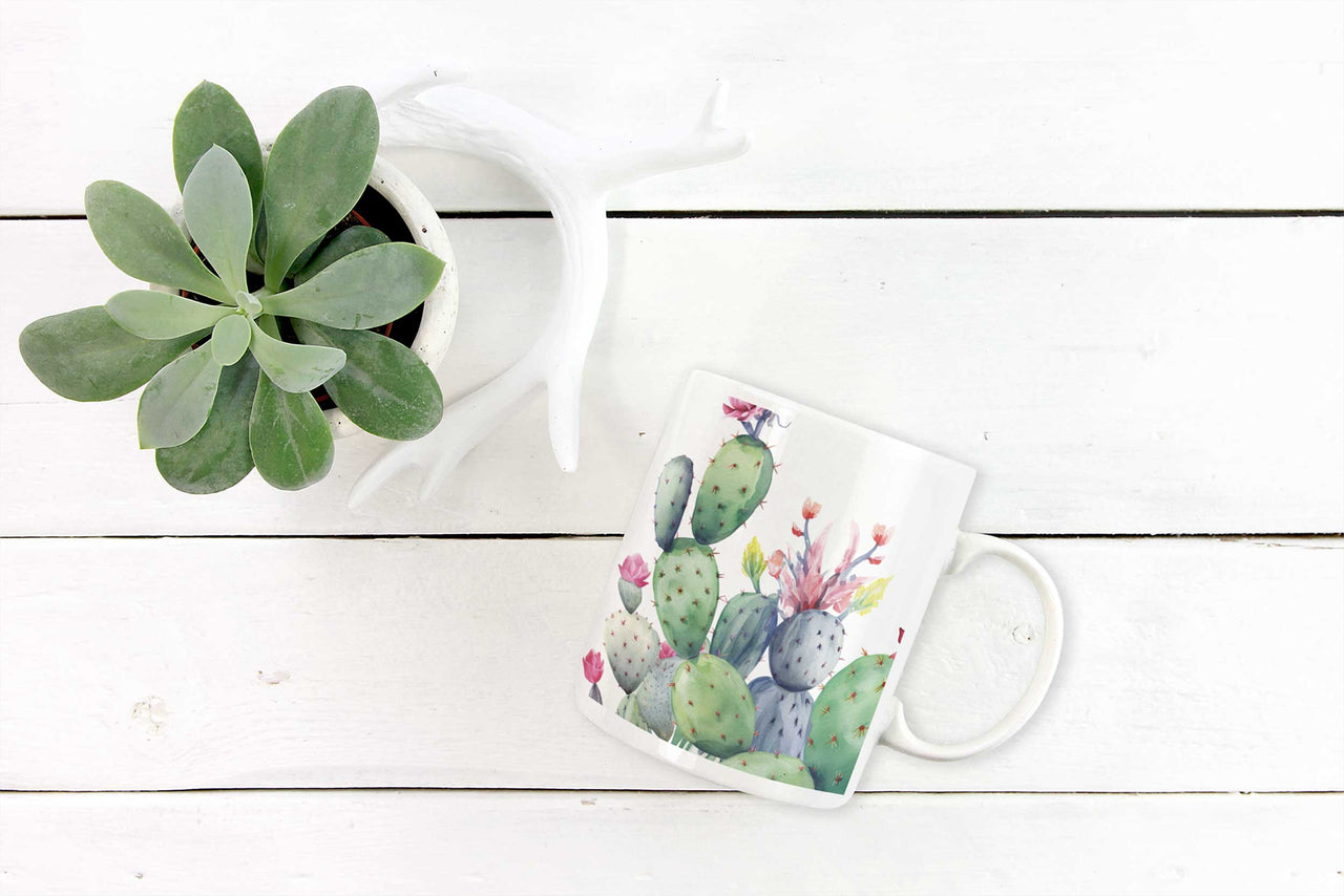 Cactus Mug - Succulent Mug - Cacti Coffee Mug - Cactus Lover Gift
