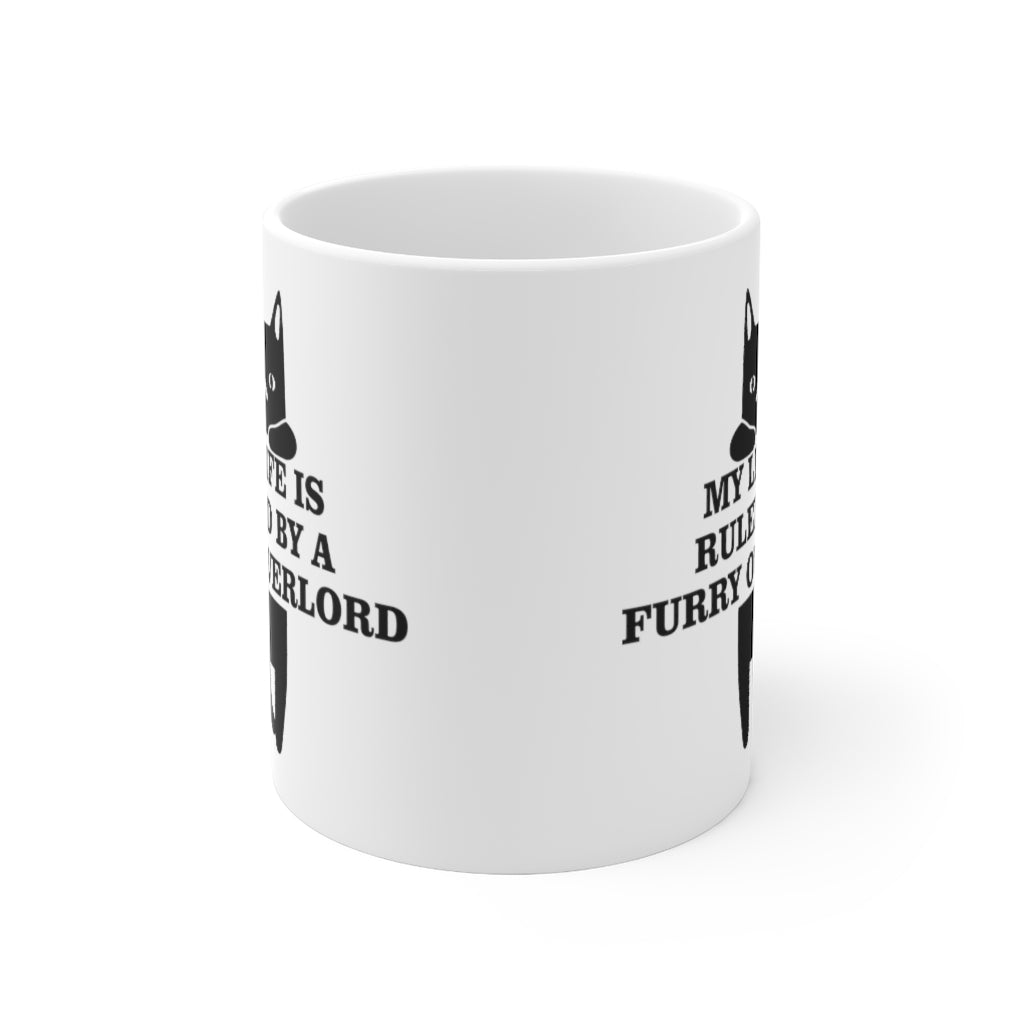 My Life is Ruled by a Furry Overlord Coffee Mug
