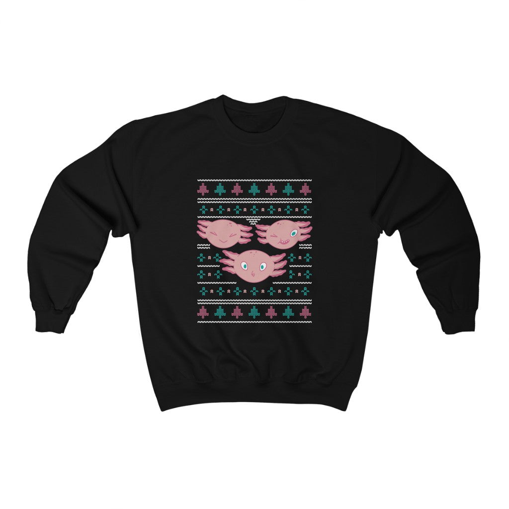 Axolotl Ugly Christmas Sweatshirt