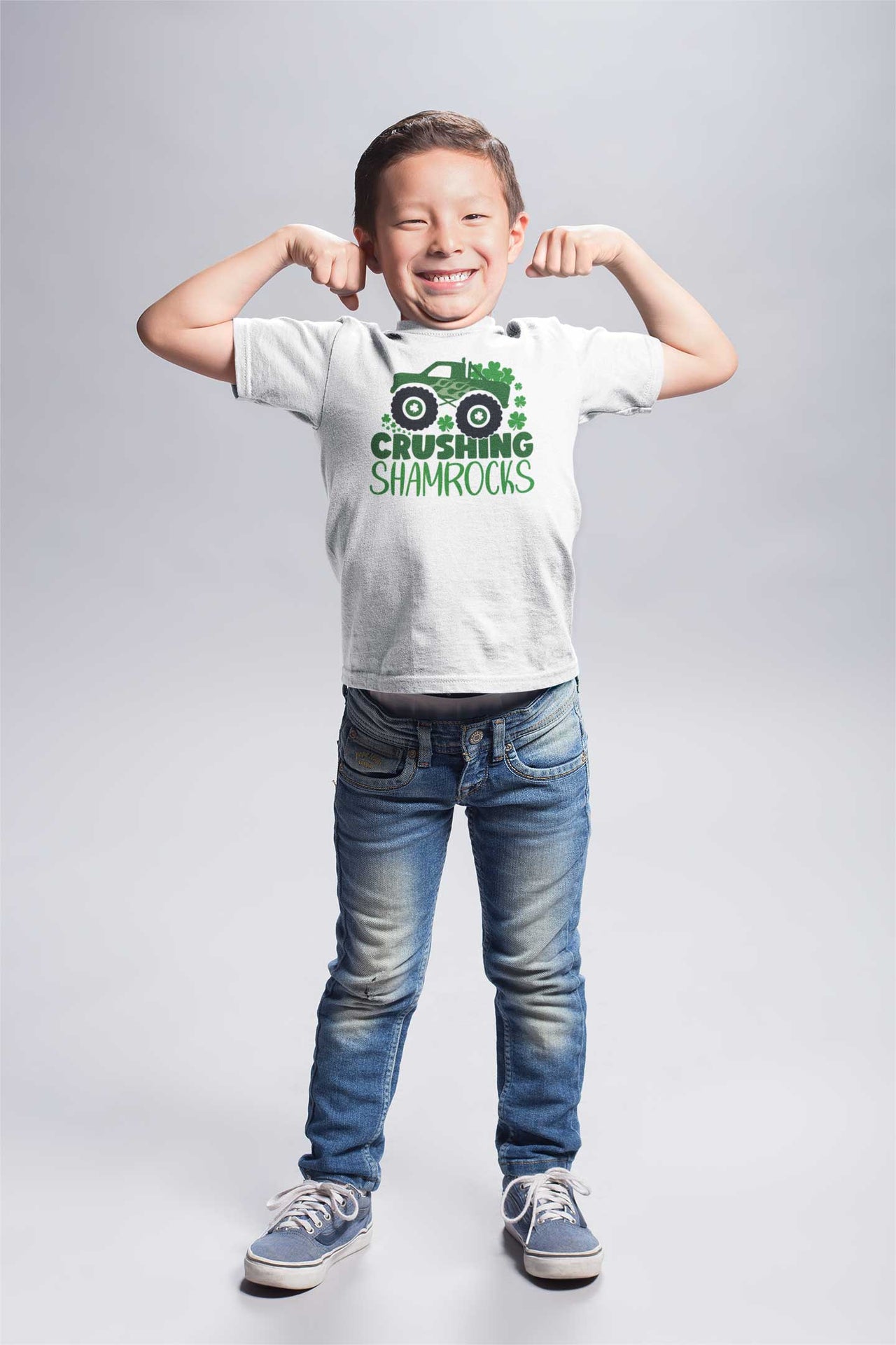 Crushing Shamrocks T-Shirt - Kids St. Patrick's Day Shirt