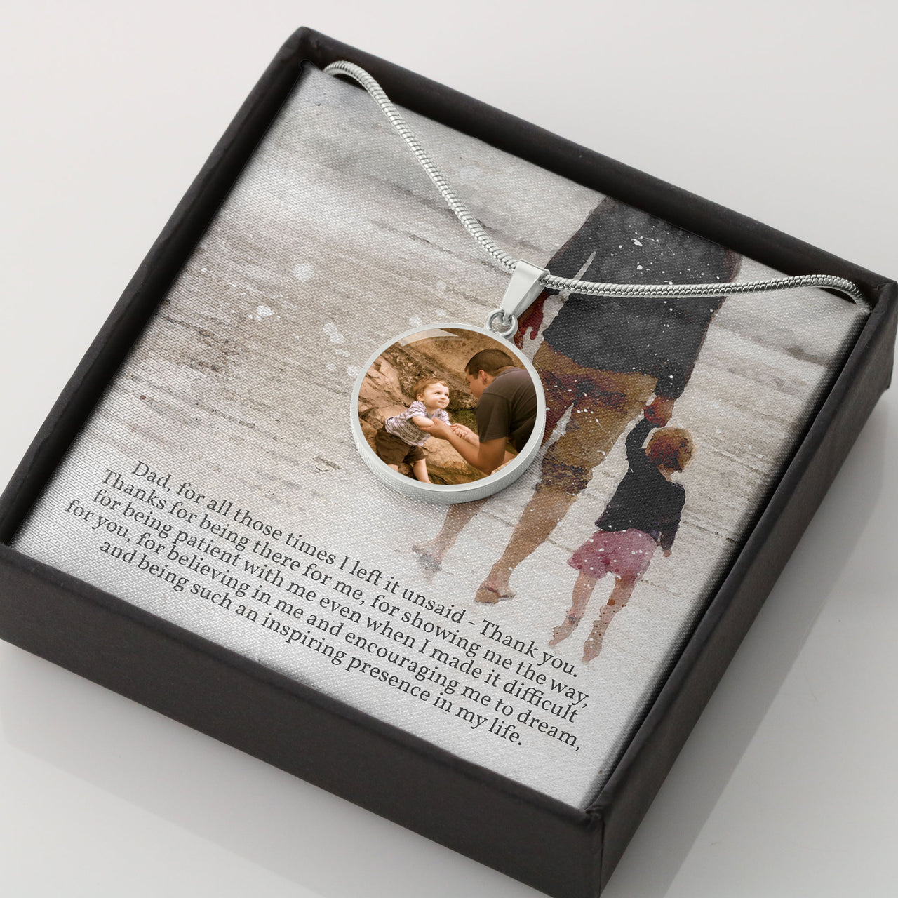 Custom Photo Gift for Dad, For All Those Times I Left it Unsaid, Personalized Gift for Dad