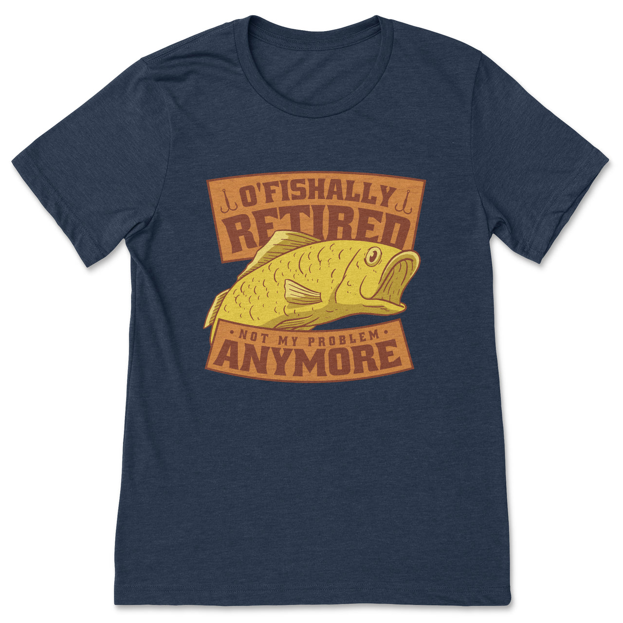 O'Fishally Retired- Retirement Fishing Shirt