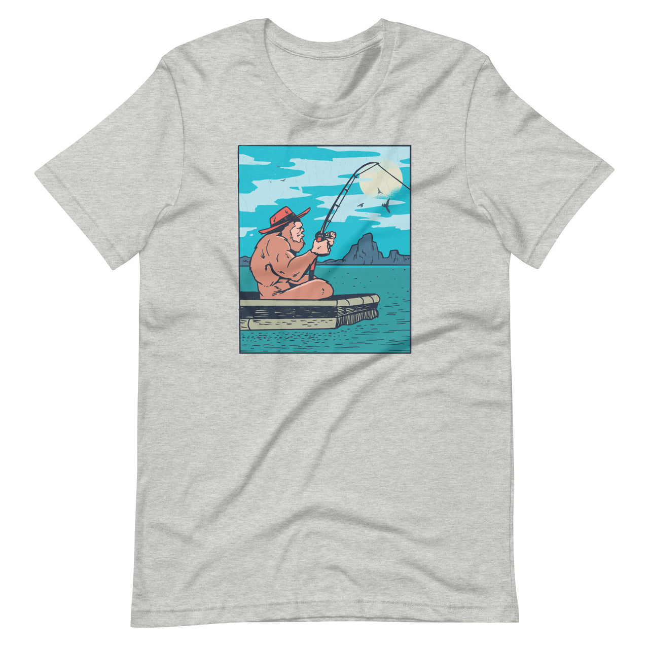Bigfoot Fishing T-Shirt