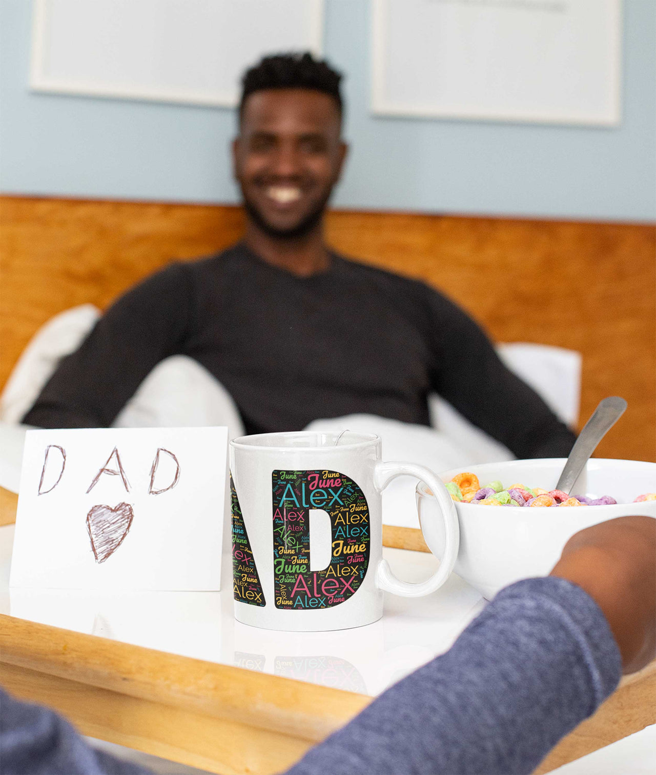 Personalized Names Dad Coffee Mug