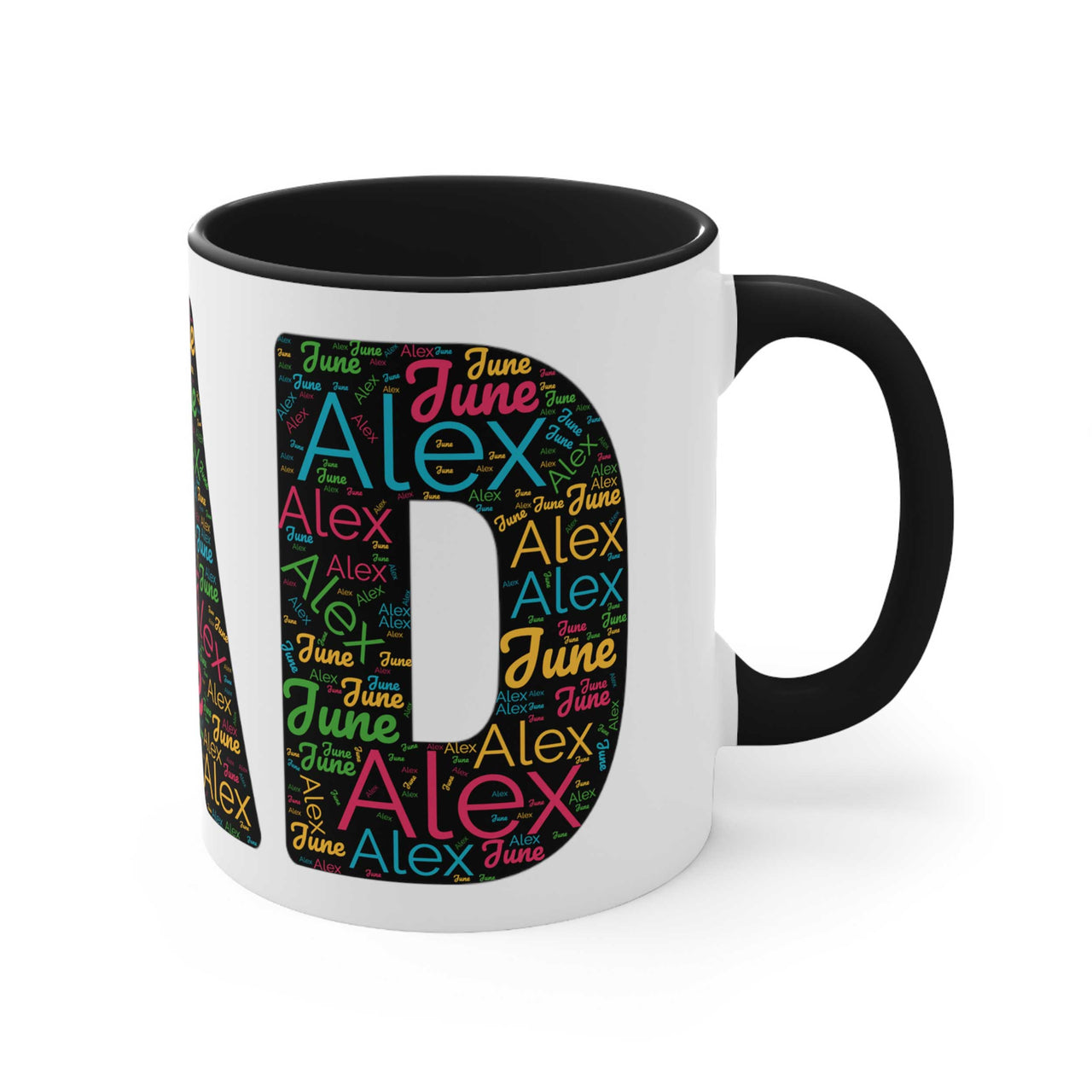 Personalized Names Dad Coffee Mug