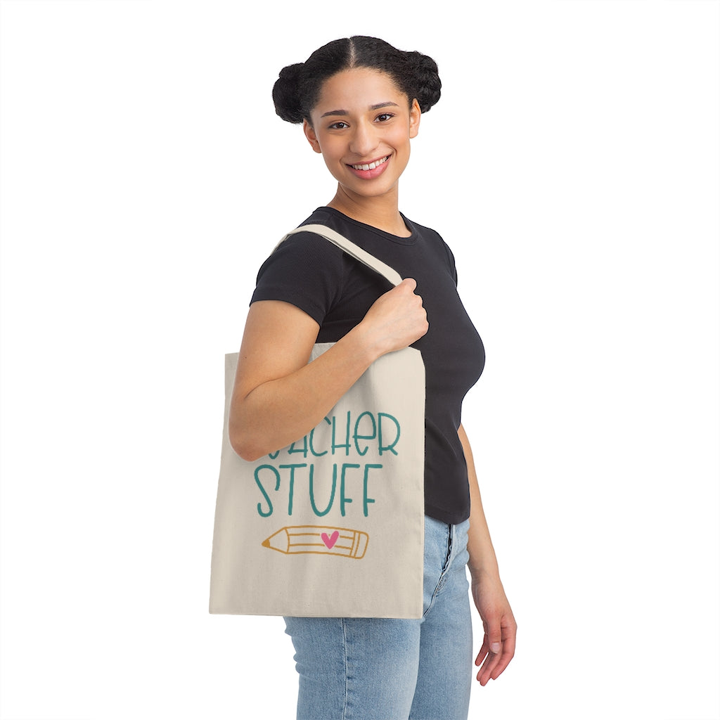 Teacher Stuff Tote Bag