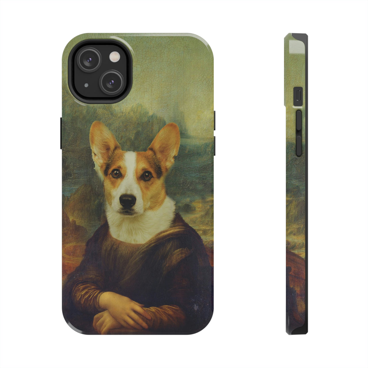 Mona Lisa Corgi Phone Case