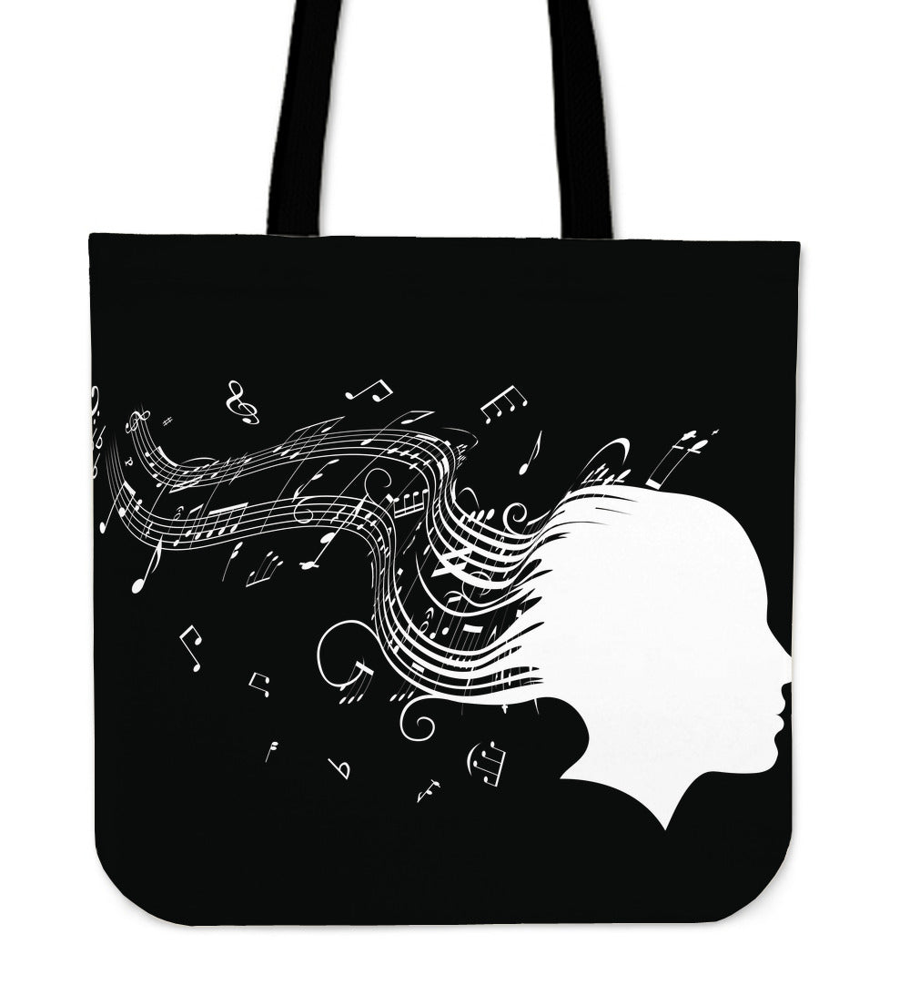 Woman Black background bag