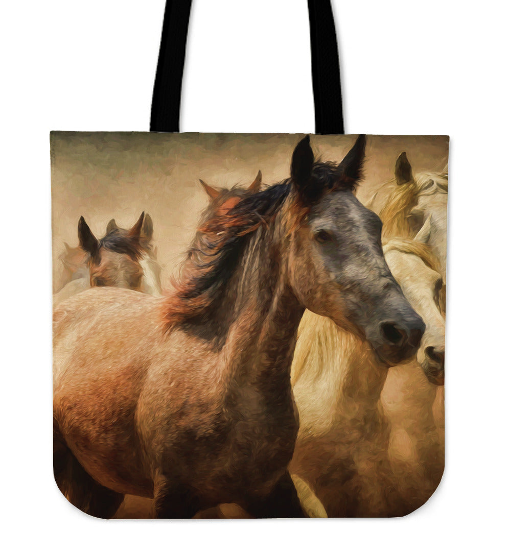 Wild Horses Tote Bag