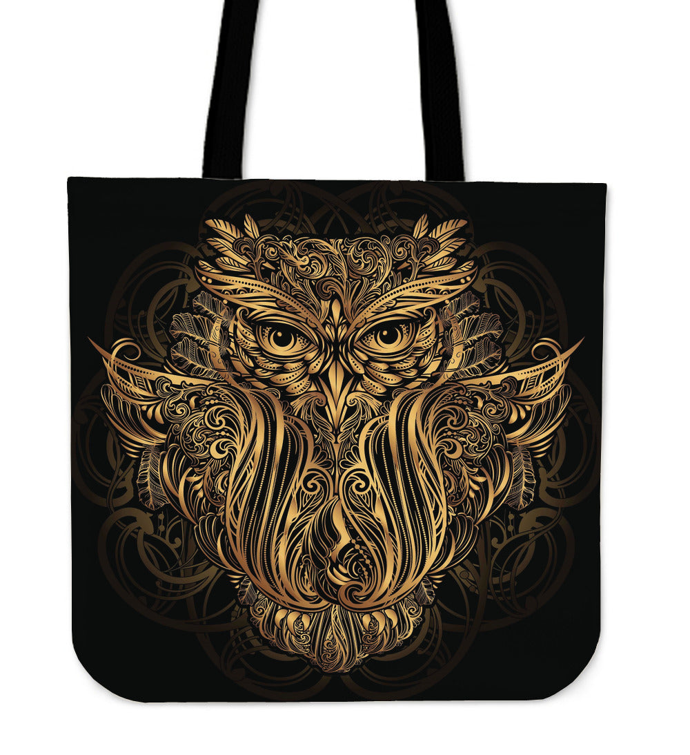 Golden Owl Tote
