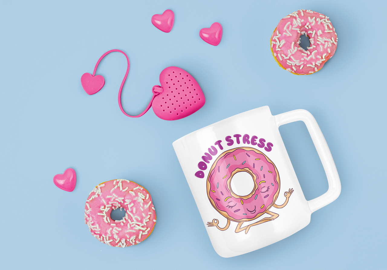 Donut Stress Mug