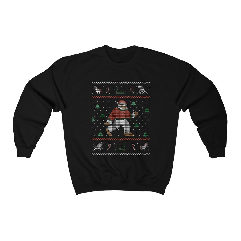 Bigfoot Ugly Christmas Sweatshirt