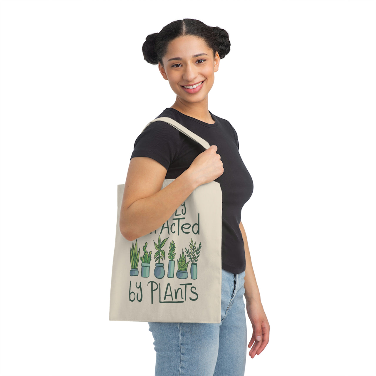 Easily Distracted by Plants Tote Bag