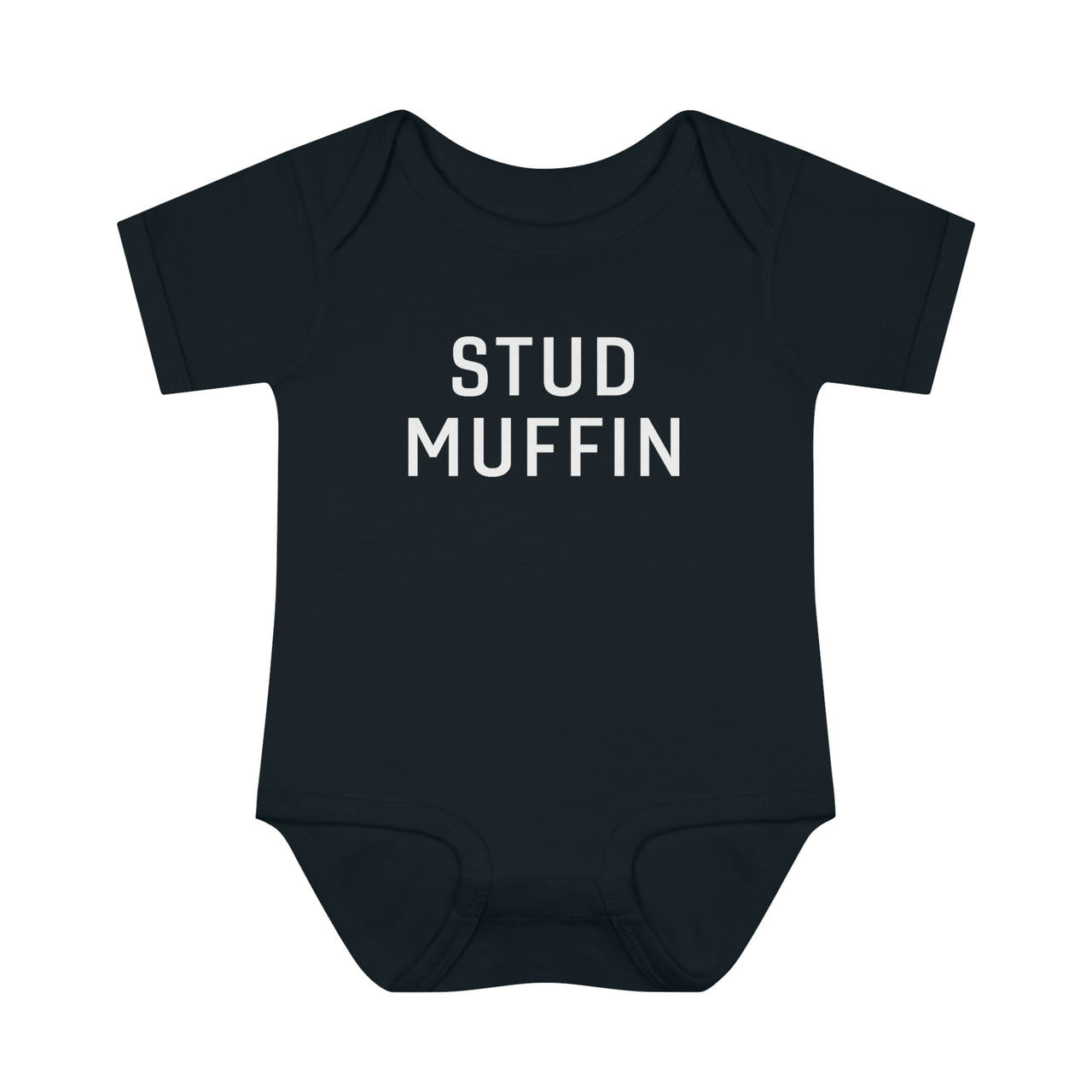 Stud Muffin Onesie, Matching Infant Baby Rib Bodysuit