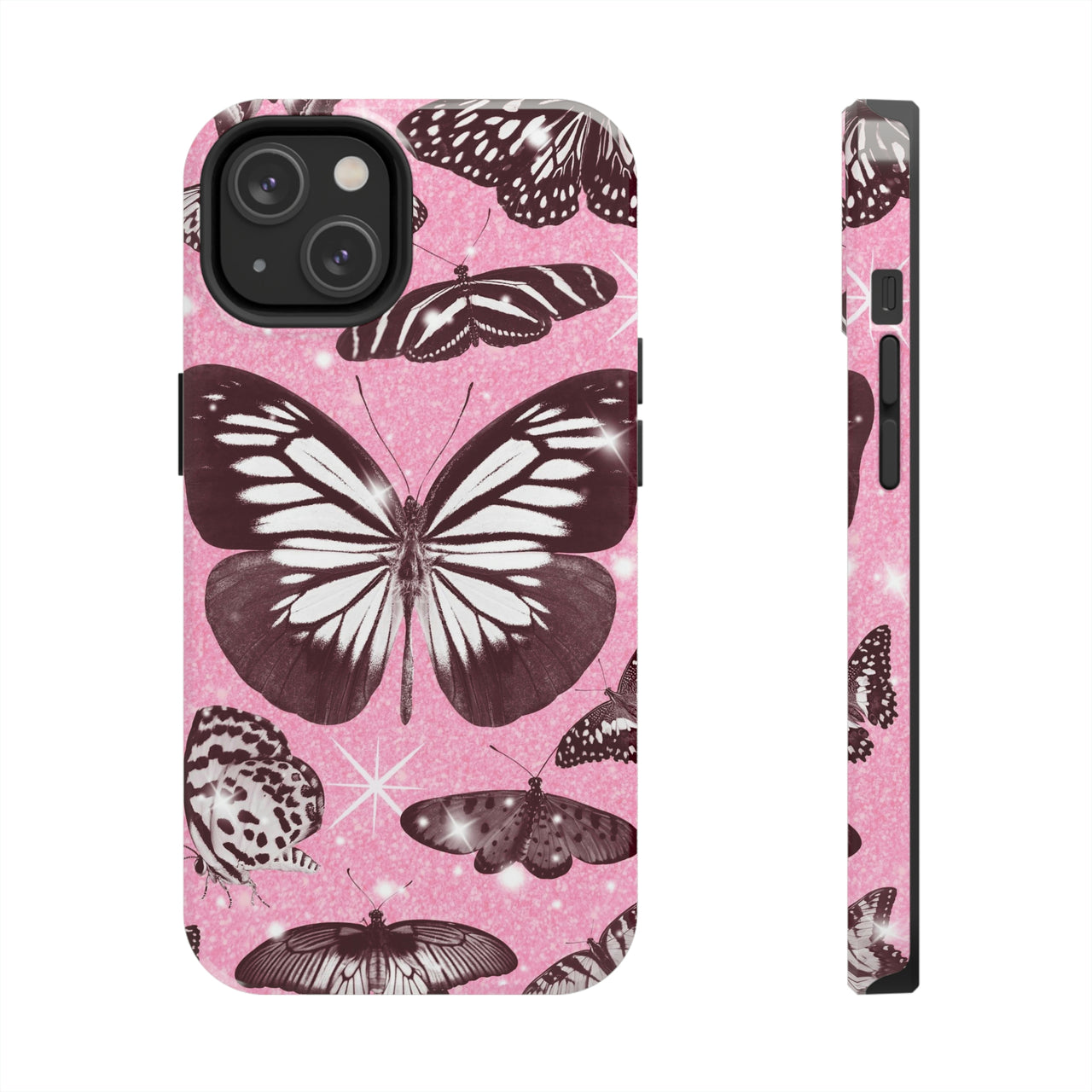 Pink Butterfly Tough Phone Cases, Case-Mate