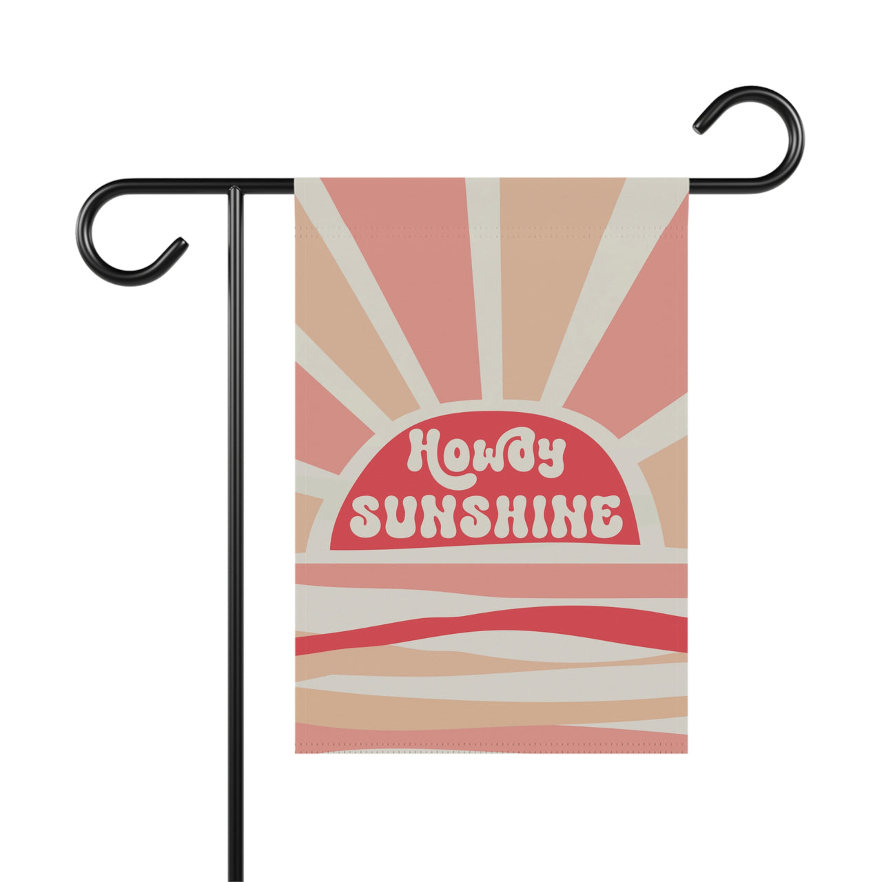 Howdy Sunshine Garden Flag
