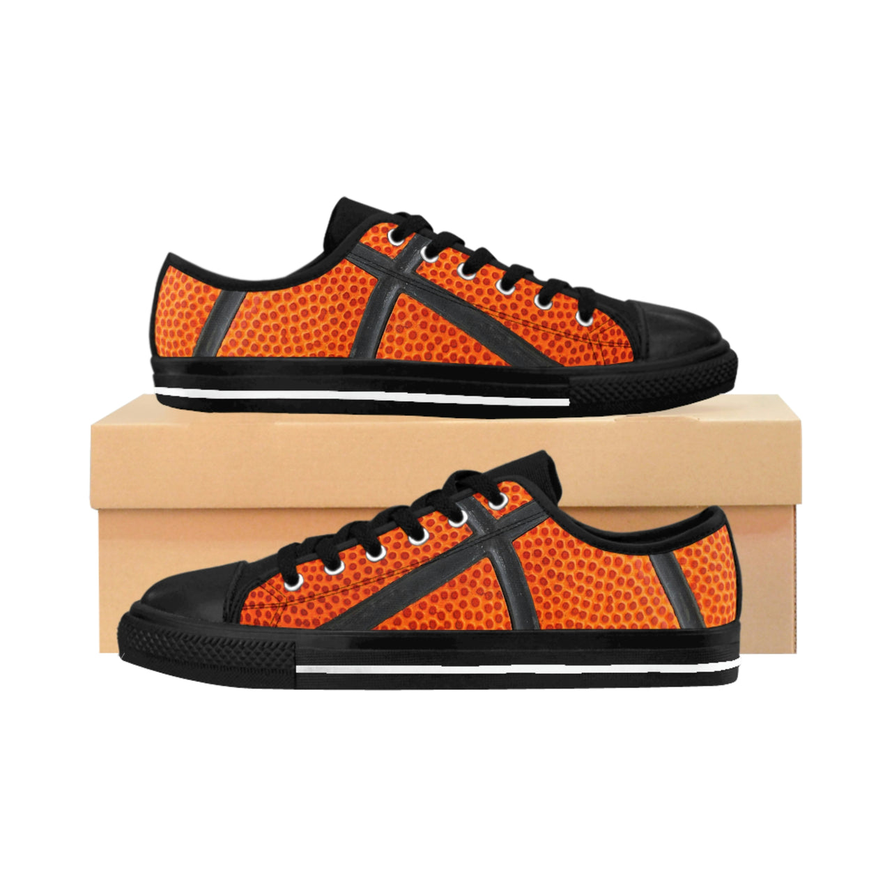 Basketball Men's Classic Low-Top Canvas Sneakers