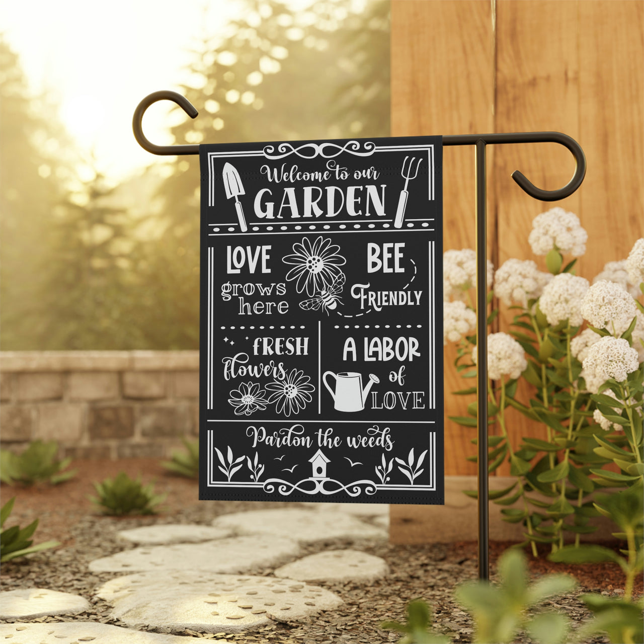 Welcome to our Garden Flag