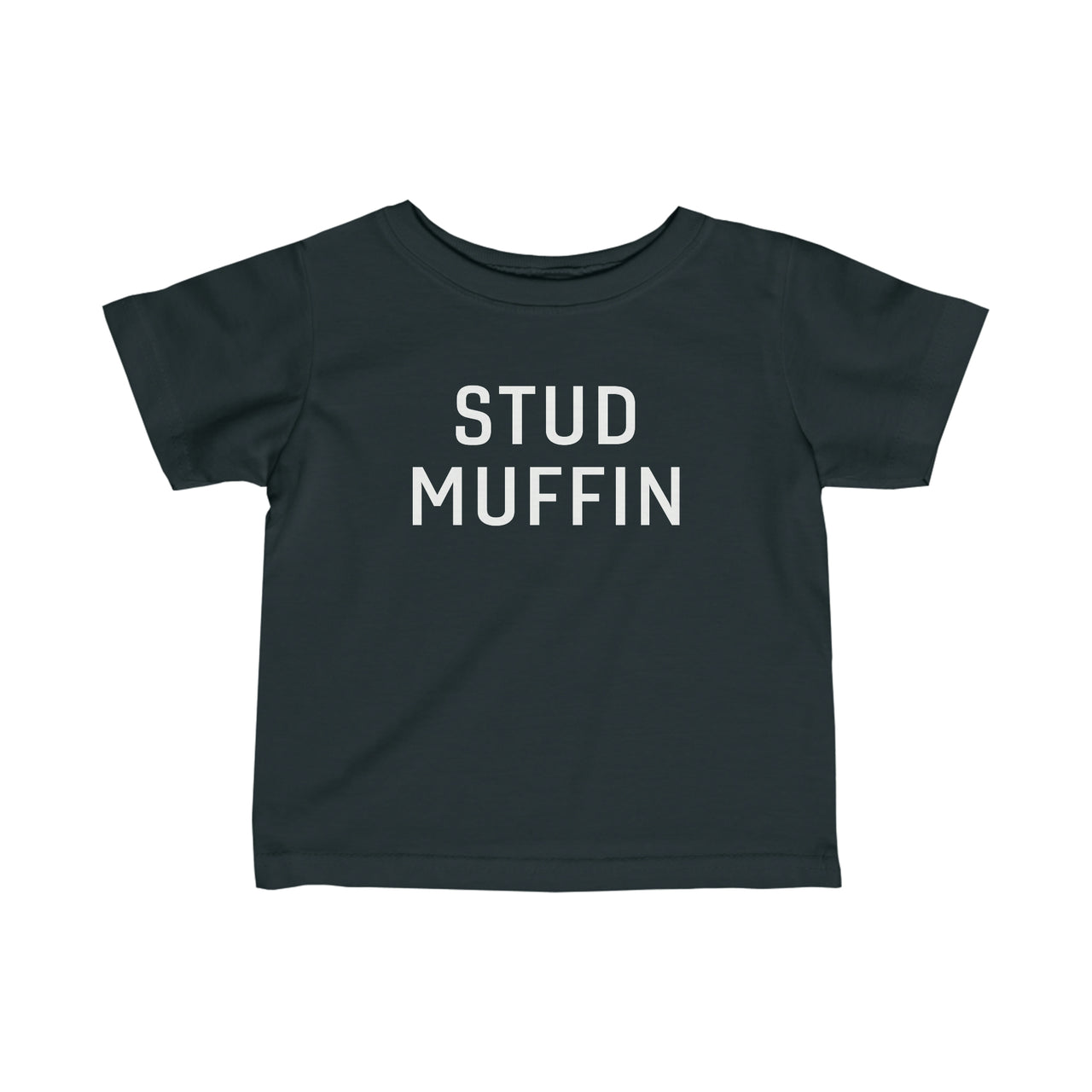Baby Valentines Shirt, Stud Muffin Infant Cotton Jersey Tee
