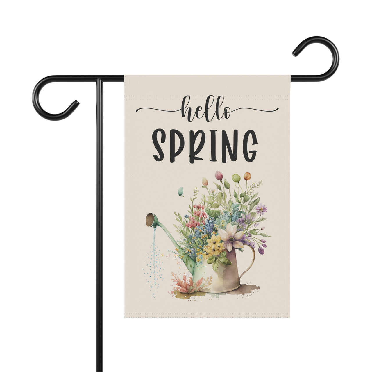 Hello Spring Garden Flag