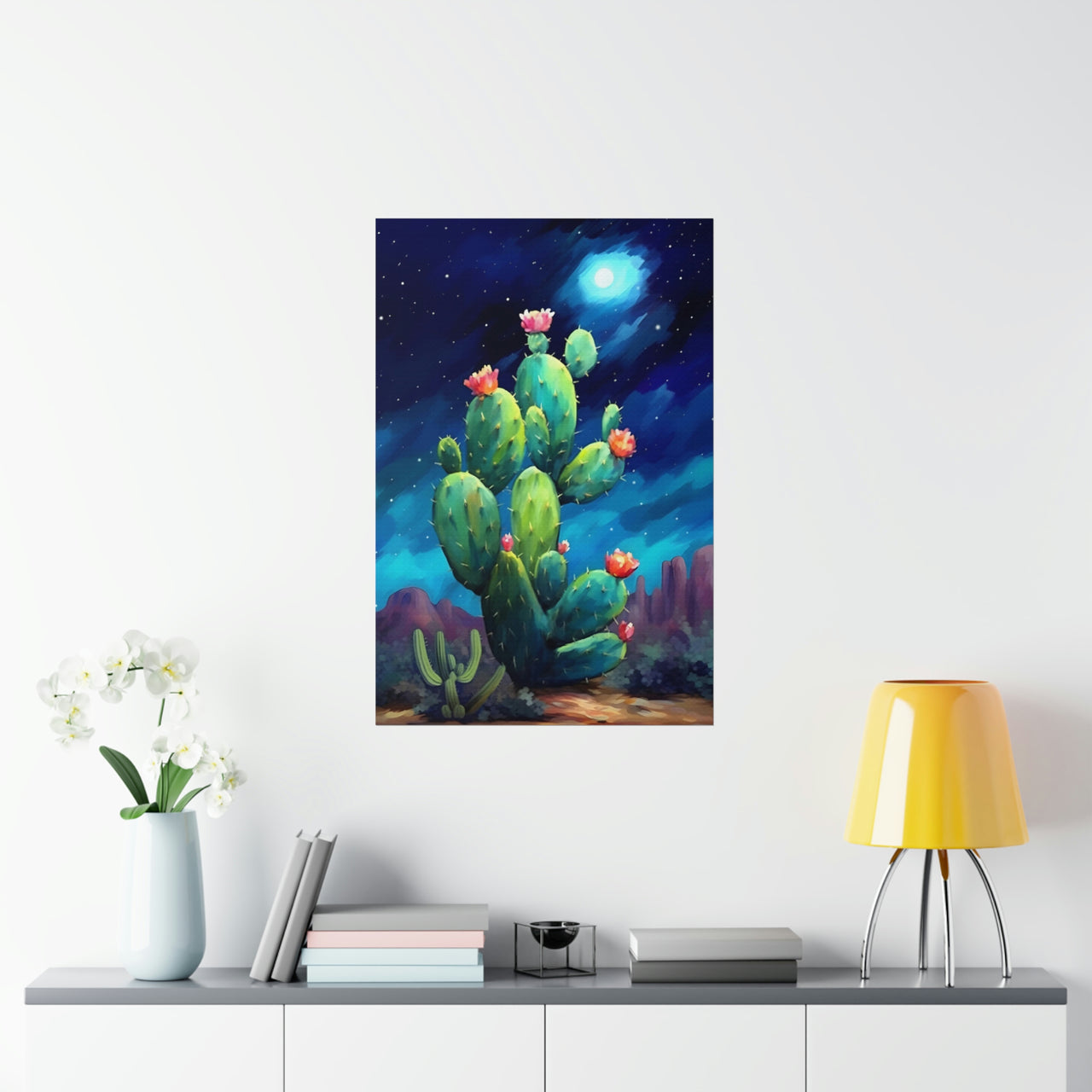 Prickly Pear Cactus Poster