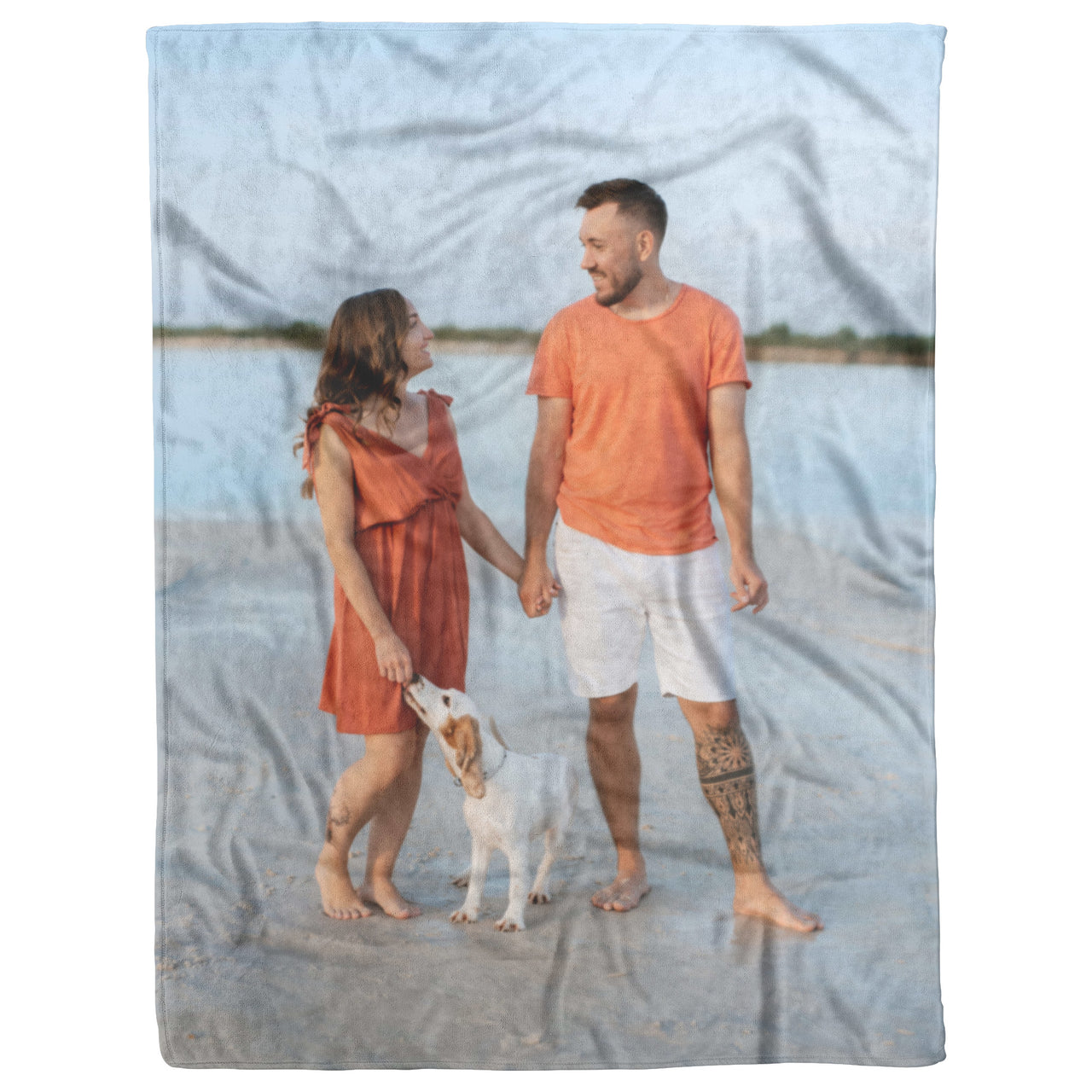 Custom Photo Fleece Blanket