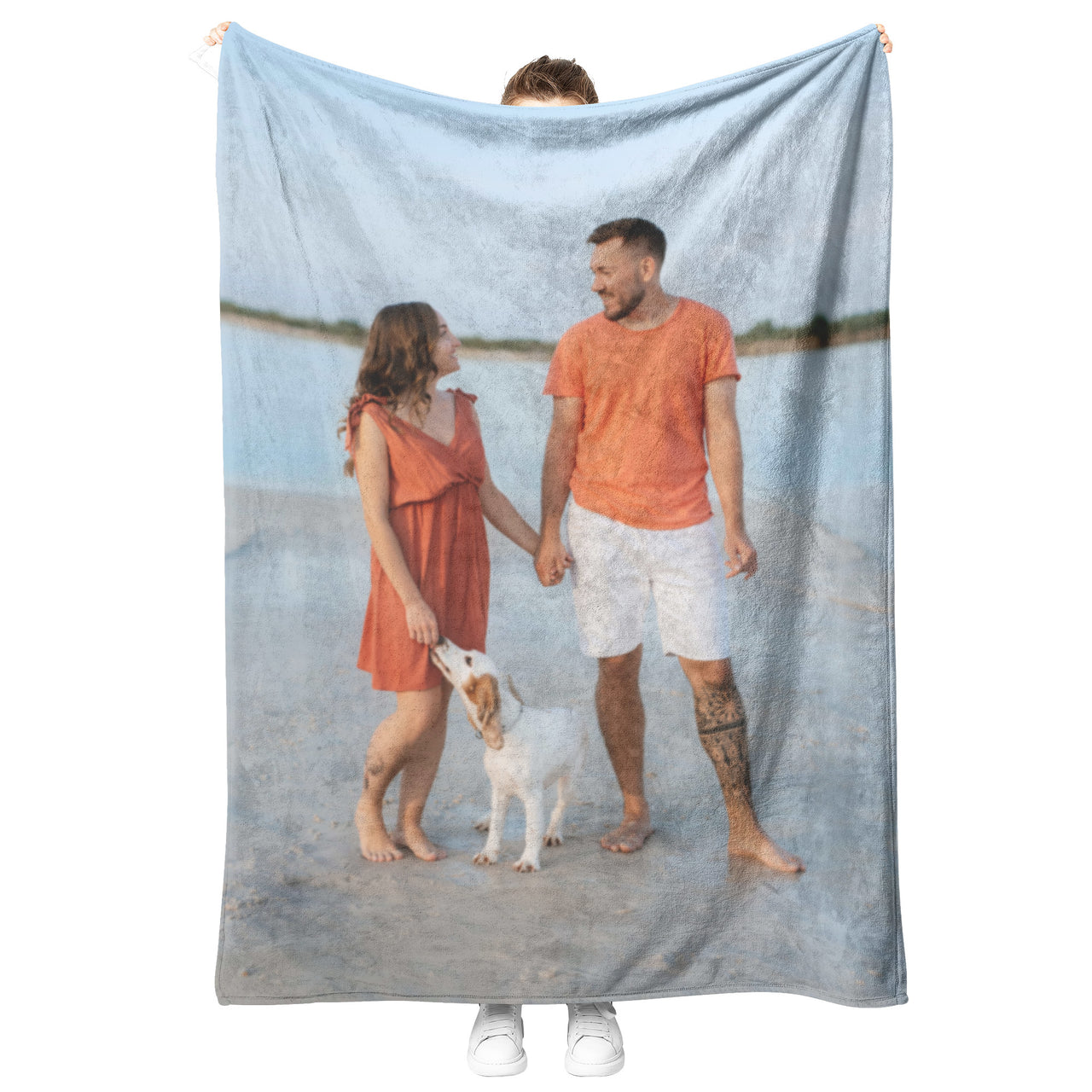 Custom Photo Fleece Blanket