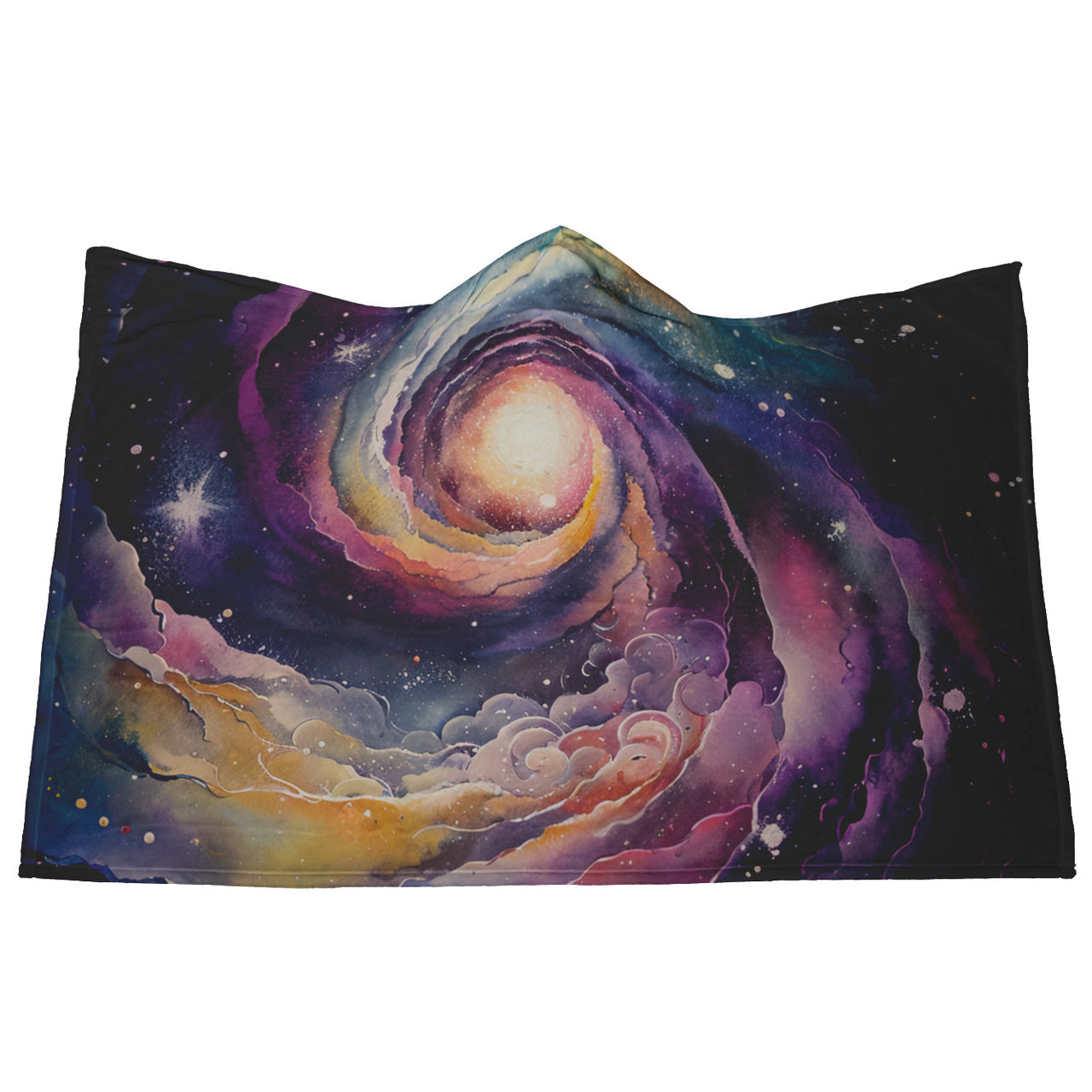 Space Galaxy Hooded Blanket