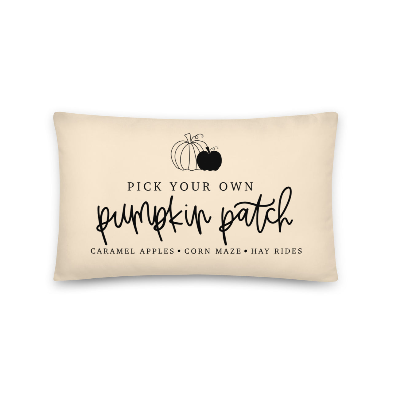 Pick Your Own Pumpkin Patch Pillow