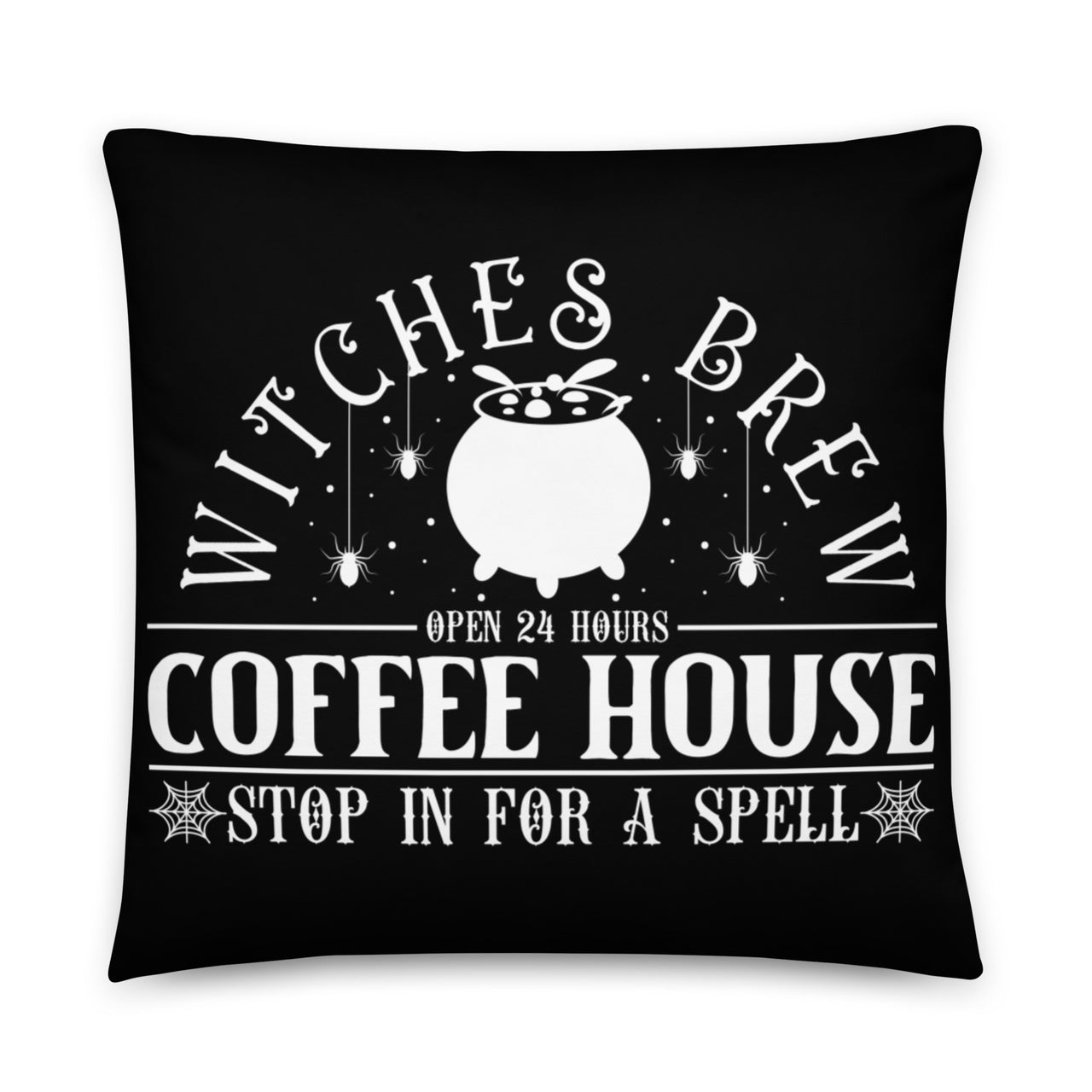 Witches Brew Coffee House Pillow