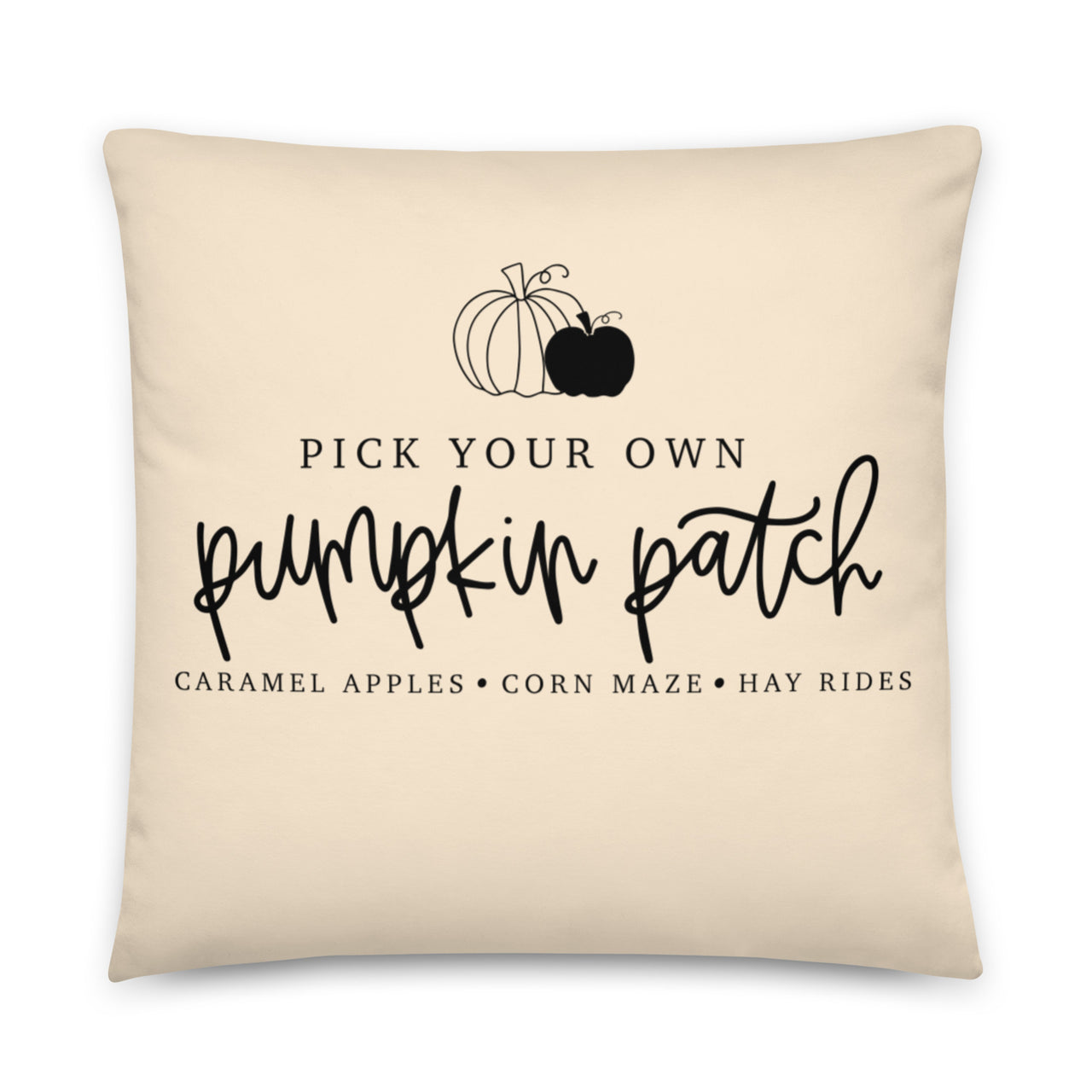 Pick Your Own Pumpkin Patch Pillow
