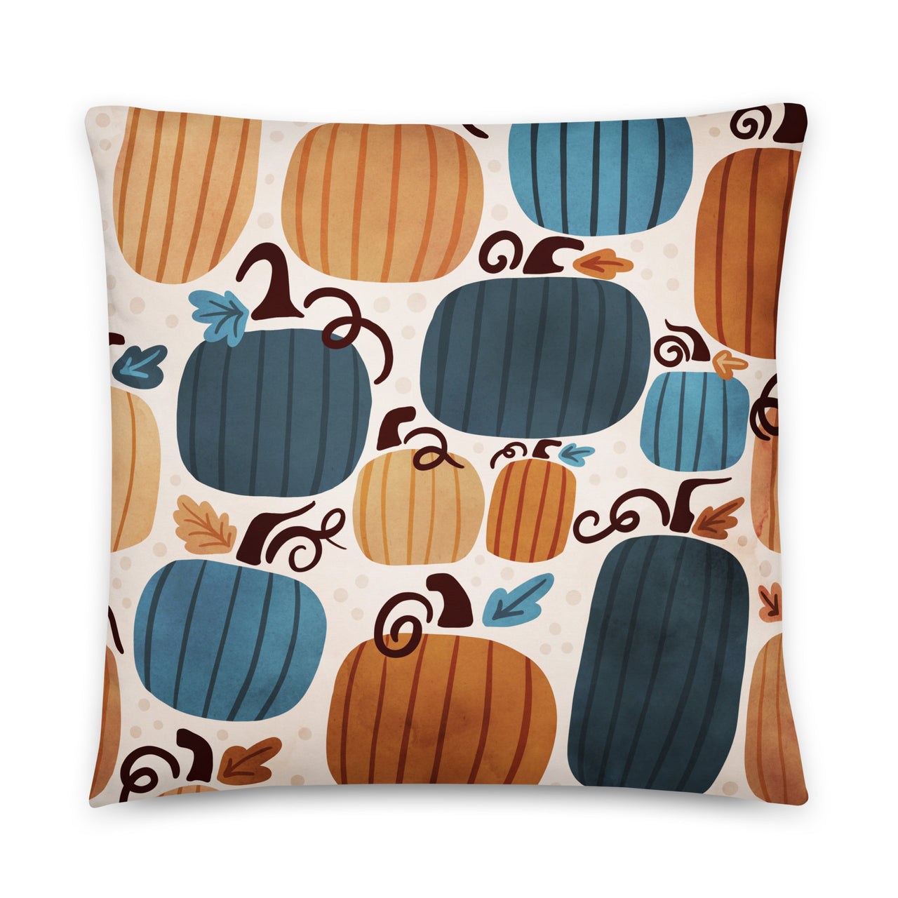 Fall Pumpkins Throw Pillow