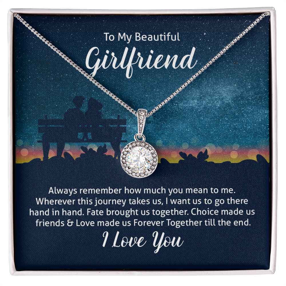 Girlfriend Necklace - Always Remember How Much You Mean to Me
