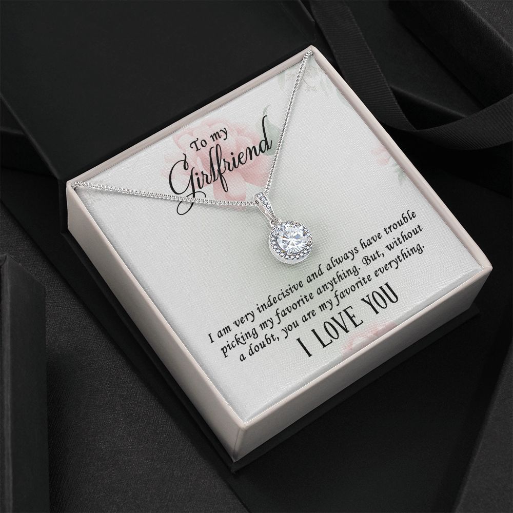 Girlfriend Necklace - You Are My Favorite Everything