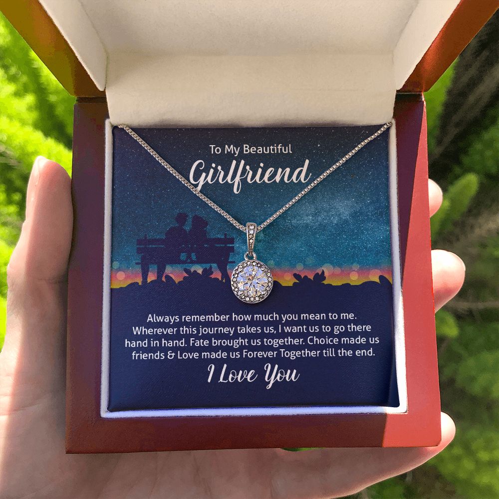 Girlfriend Necklace - Always Remember How Much You Mean to Me