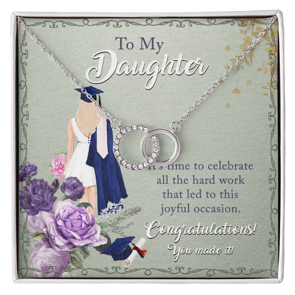 Daughter Graduation Necklace, It's Time to Celebrate, Graduate Gift