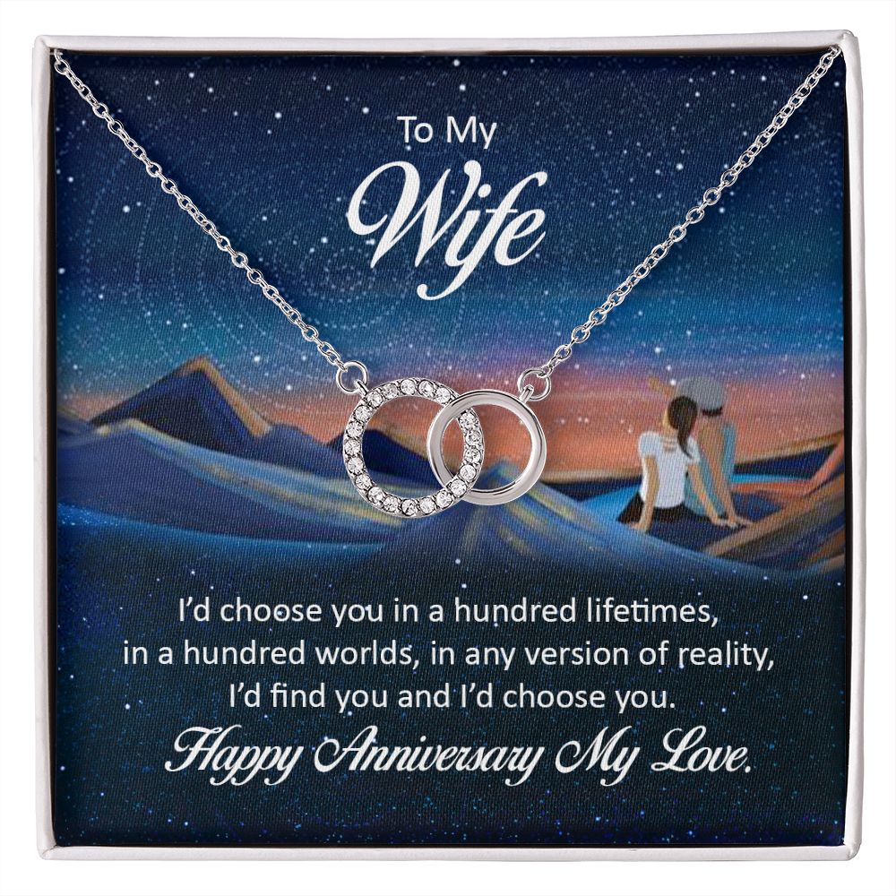 Necklace For Wife - Perfect Pair Necklace - I'd Choose You