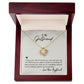 Girlfriend Necklace - Love Knot Necklace for Girlfriend - I Choose You