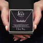 Custom Name Necklace - To the Love of My Life