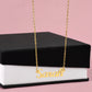 Girlfriend Custom Name Necklace, With Just a Smile