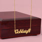 Custom Name Necklace - To My Soulmate