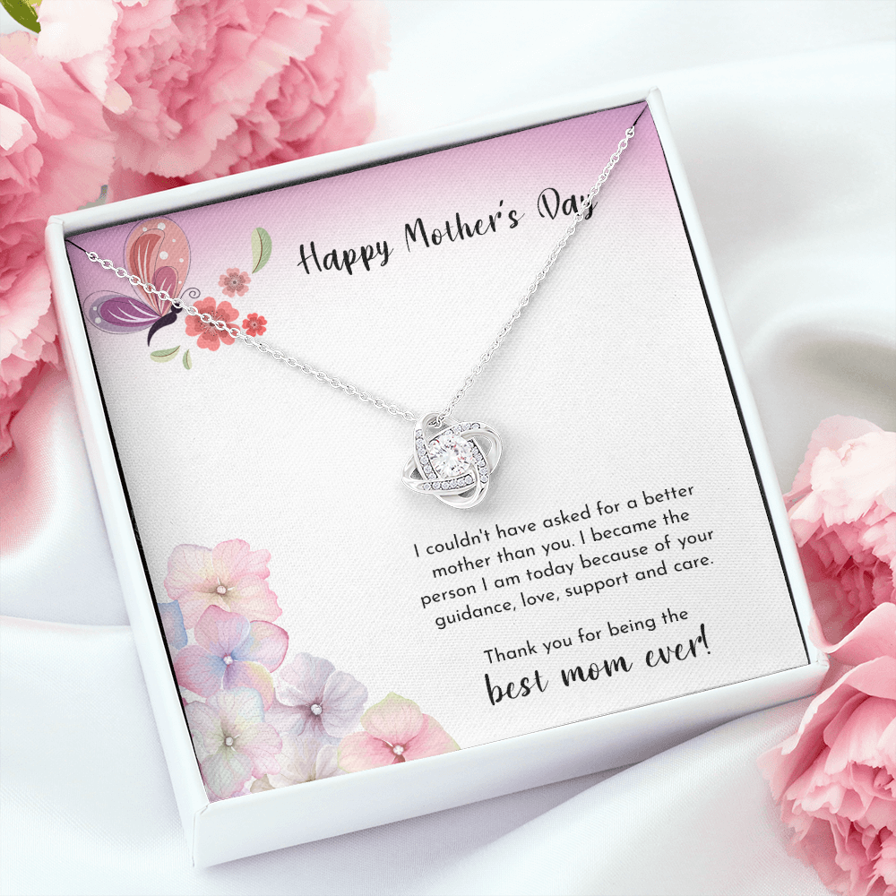 Mother's Day Necklace, Best Mom Ever, Mothers Day Gift From Daughter, Mom Gift from Son, Happy Mother's Day Mom Necklace
