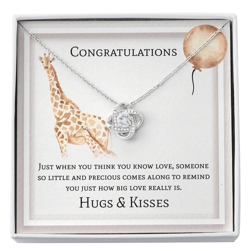 Congratulations New Baby Gift Necklace - Gift for New Mom
