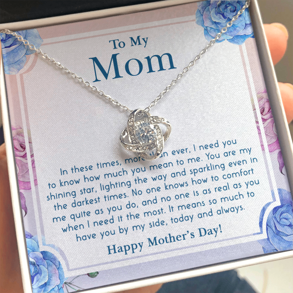 Mother's Day Necklace, In These Times, Mothers Day Gift From Son Daughter, Mom Gift from Daughter or Son, Happy Mother's Day Mom Necklace