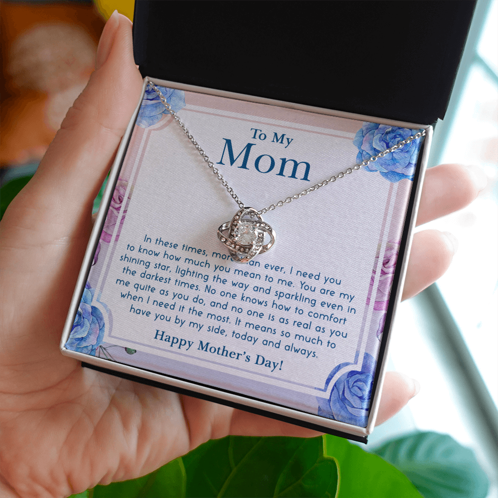 Mother's Day Necklace, In These Times, Mothers Day Gift From Son Daughter, Mom Gift from Daughter or Son, Happy Mother's Day Mom Necklace