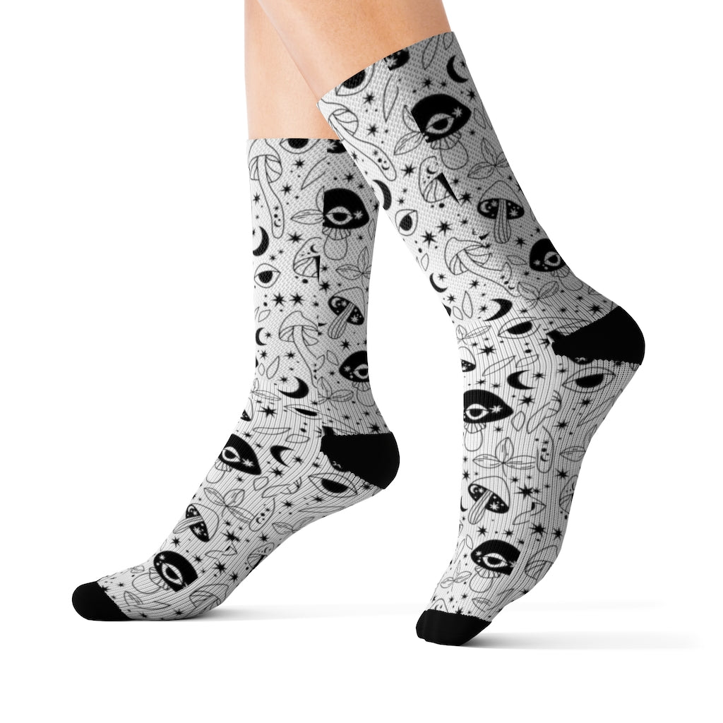 Celestial Mushroom Socks