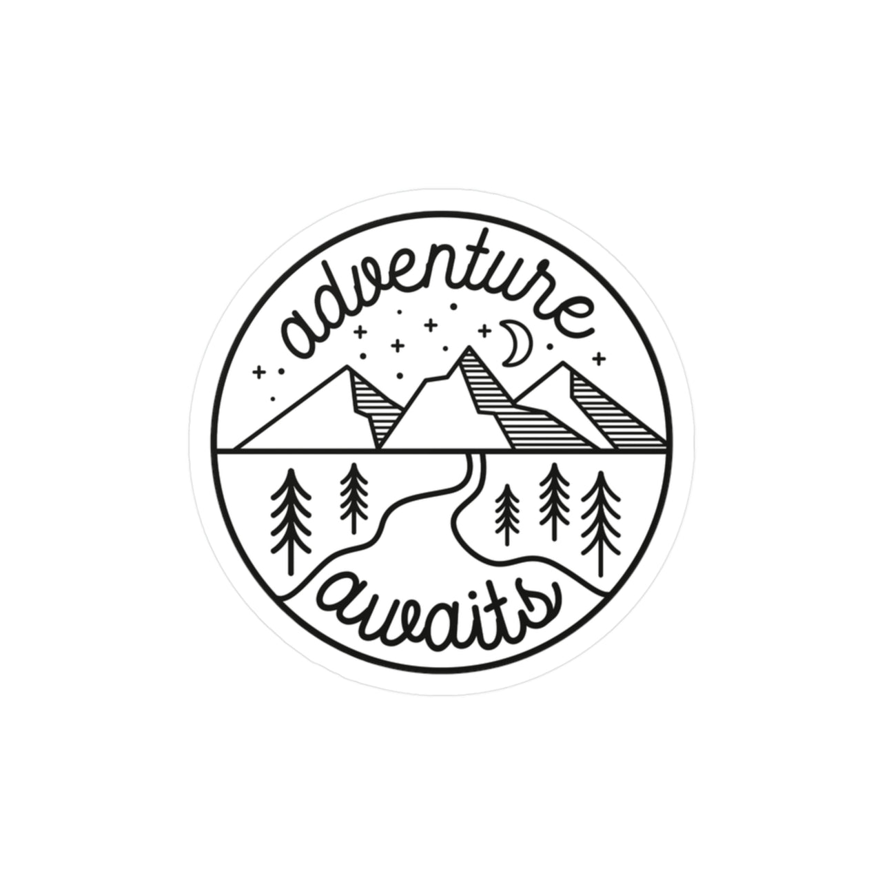 Adventure Awaits Sticker
