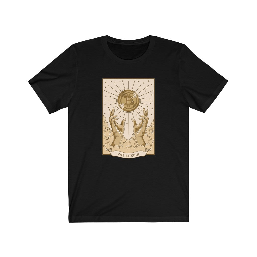 Bitcoin Tarot Card T-Shirt - Cryptocurrency Crypto Tee Shirt